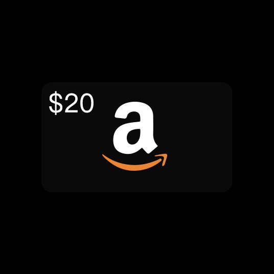 $20 Amazon gift card